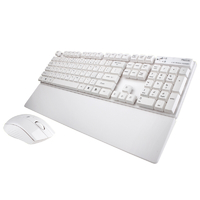 Клавиатура+Мышь Metoo C300 White Wireless